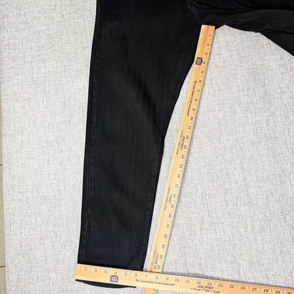 Prospective Flow Men's Black Herringbone Pants size 32 Made in USA - Picture 7 of 11